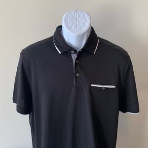 Ted Baker Black Polo Shirt - New!